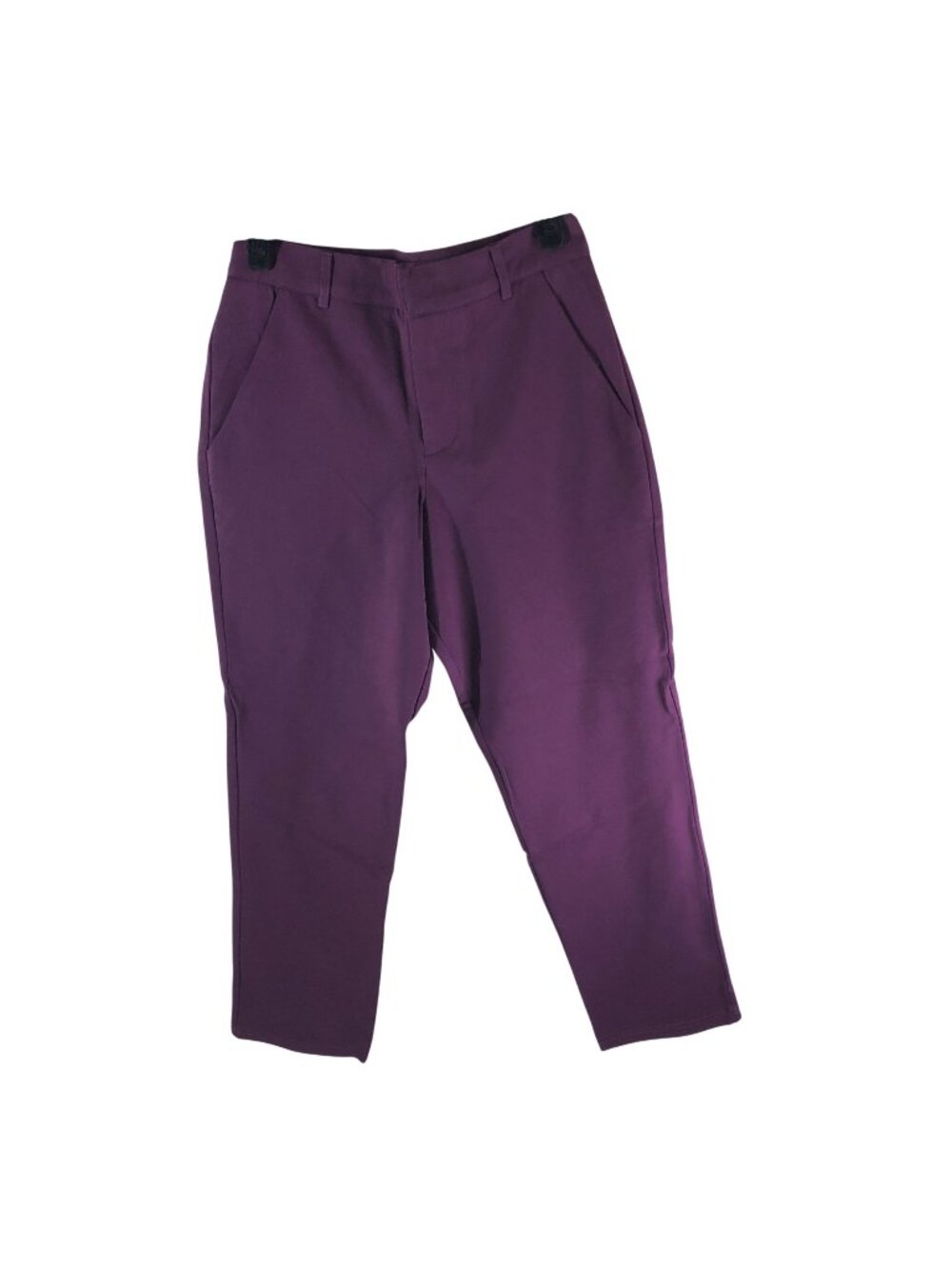 Universal Standard Cigarette Skinny Work Pants Eggplant Purple 4XS US 00-0